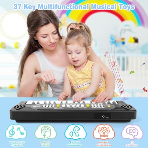 Thumbnail 2 de m zimoon 37 Mini-Key Keyboard Piano for Kids: A Practical Small-Territory Music Toy