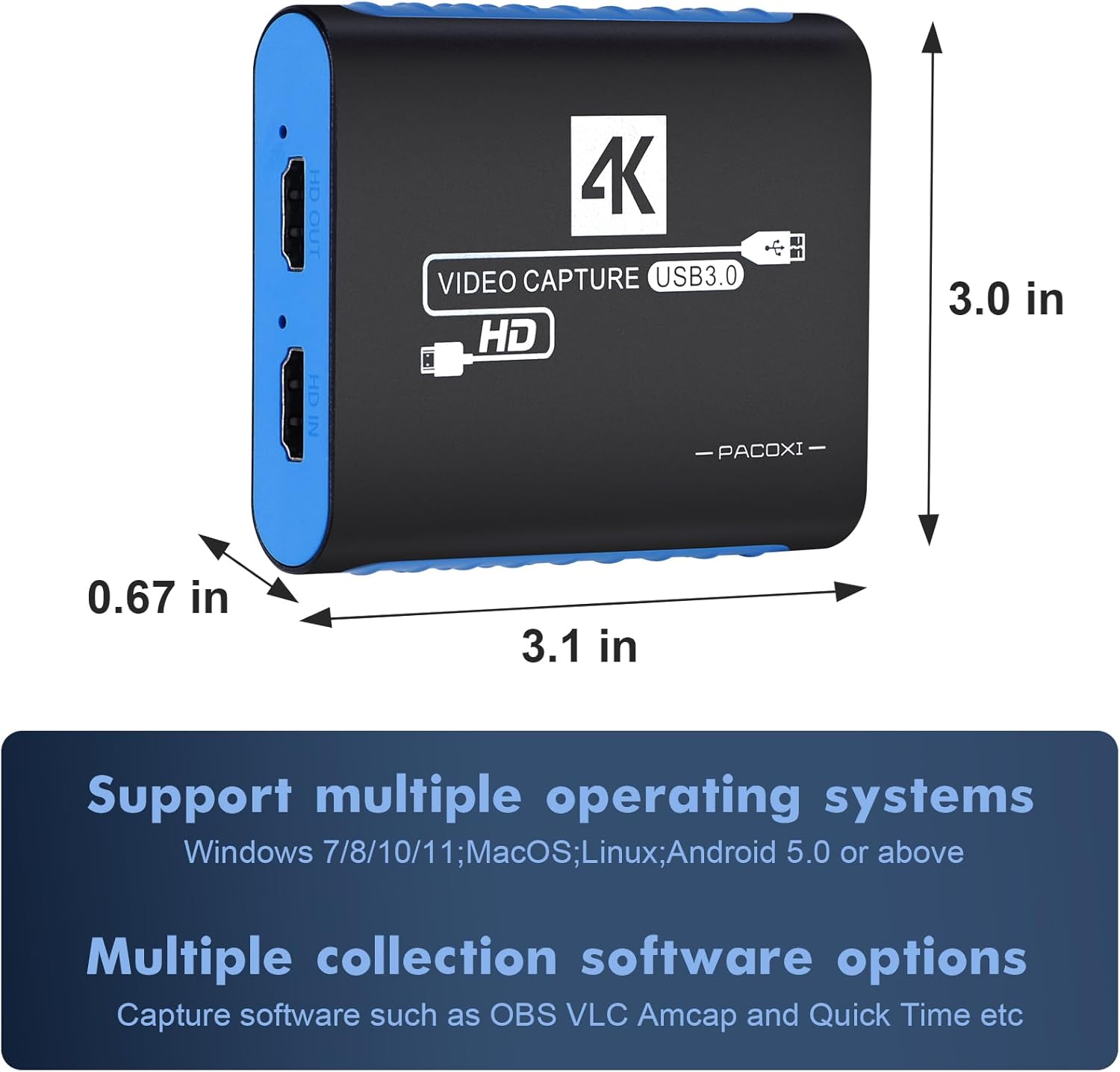 Thumbnail 1 de Capture Card for Nintendo Switch, Steam Deck, and More — 1080p60 with 4K Passthrough