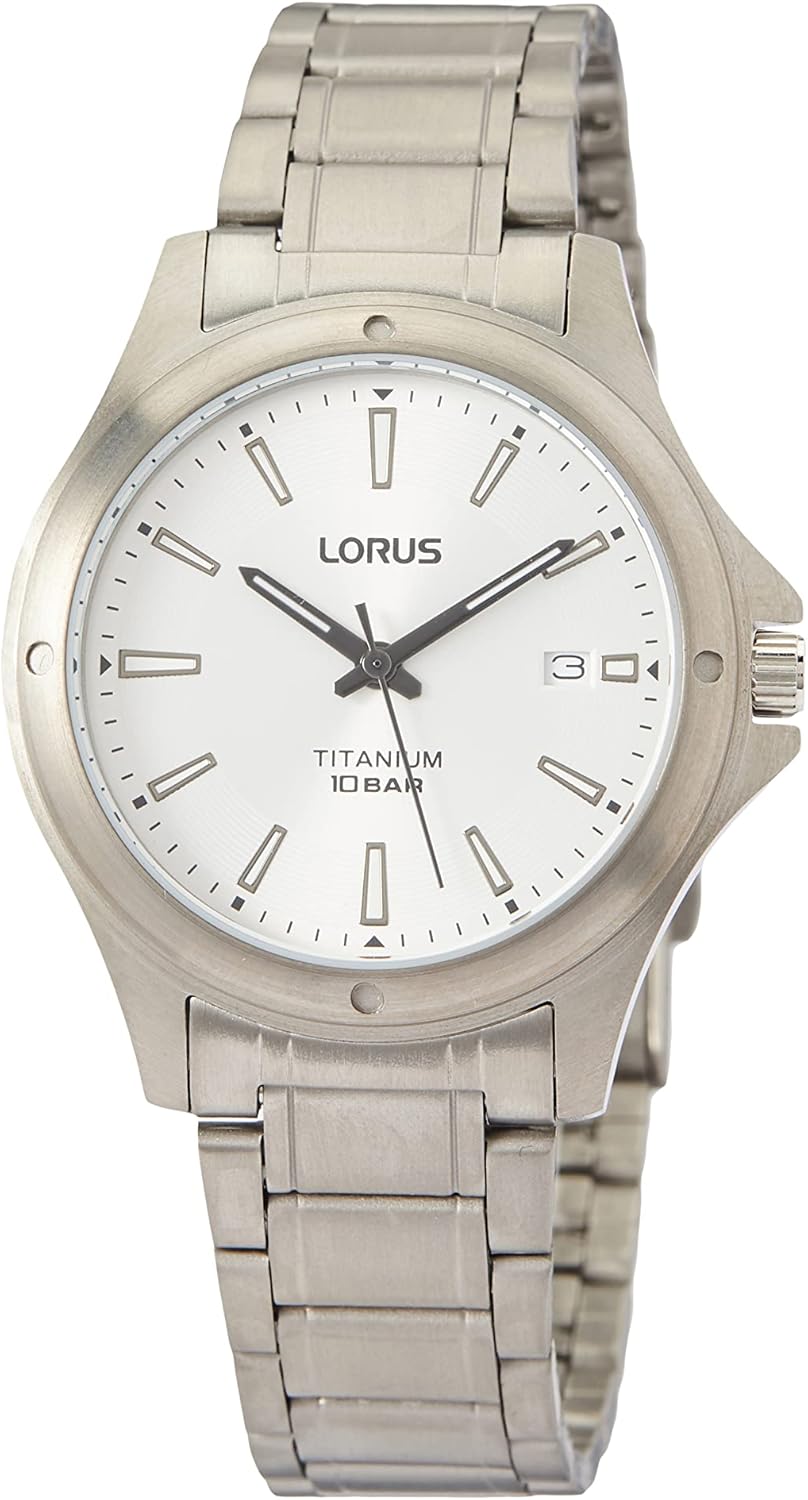 Thumbnail 5 de Lorus Montre : montre légère en titane avec bracelet métallique et lisibilité nocturne