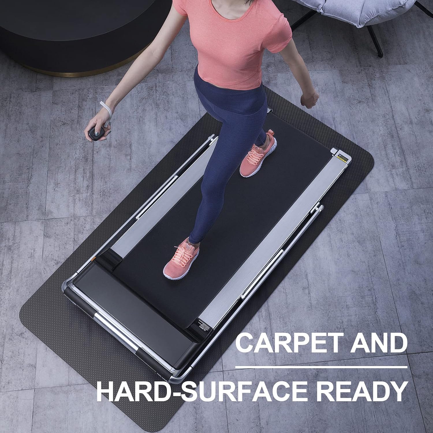 Detalle 2 de Treadmill Mat 180 cm x 75 cm – Heavy‑Duty Exercise Mat 🏋️♀