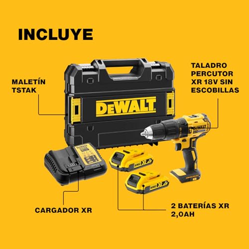 Thumbnail 4 de DEWALT DCD778D2T-QW Taladro percutor 18V, 2Ah