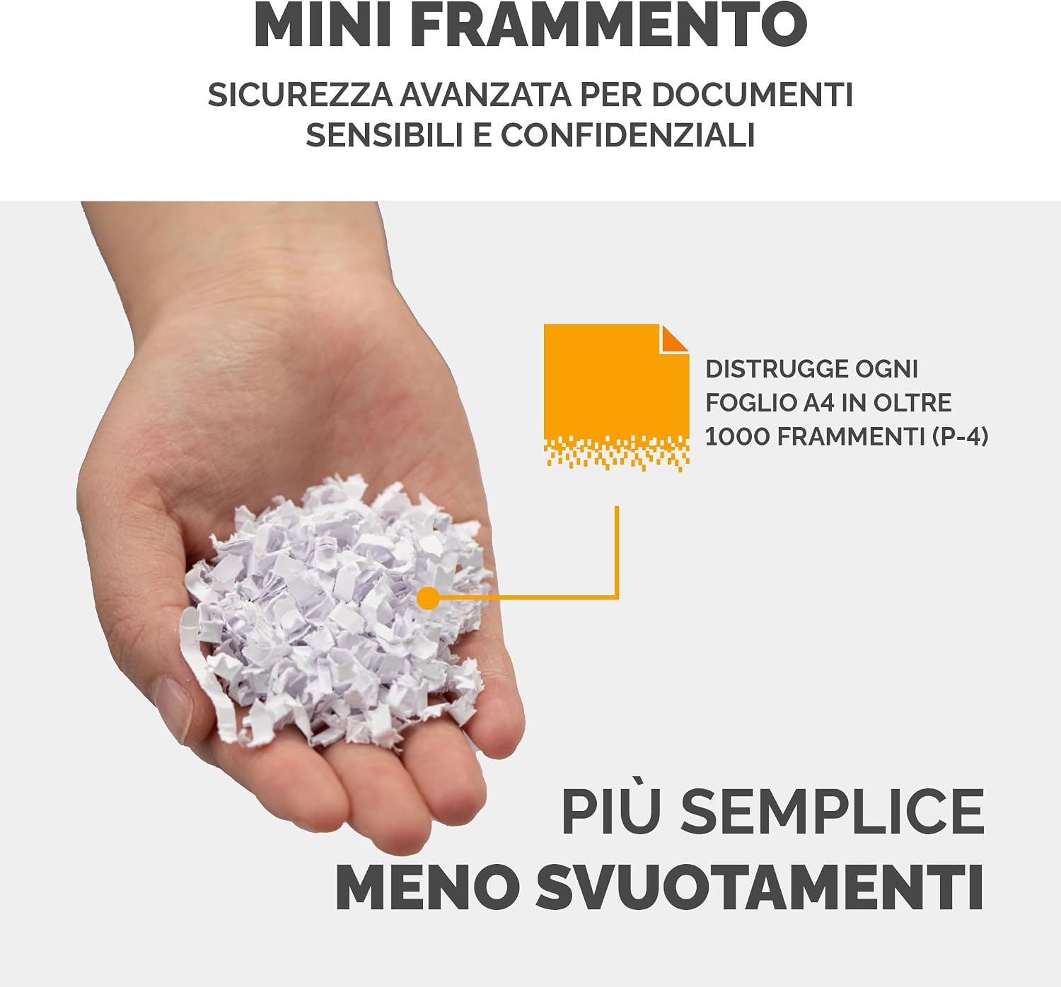 Thumbnail 3 de Fellowes 6M Distruggi documenti microframmenti