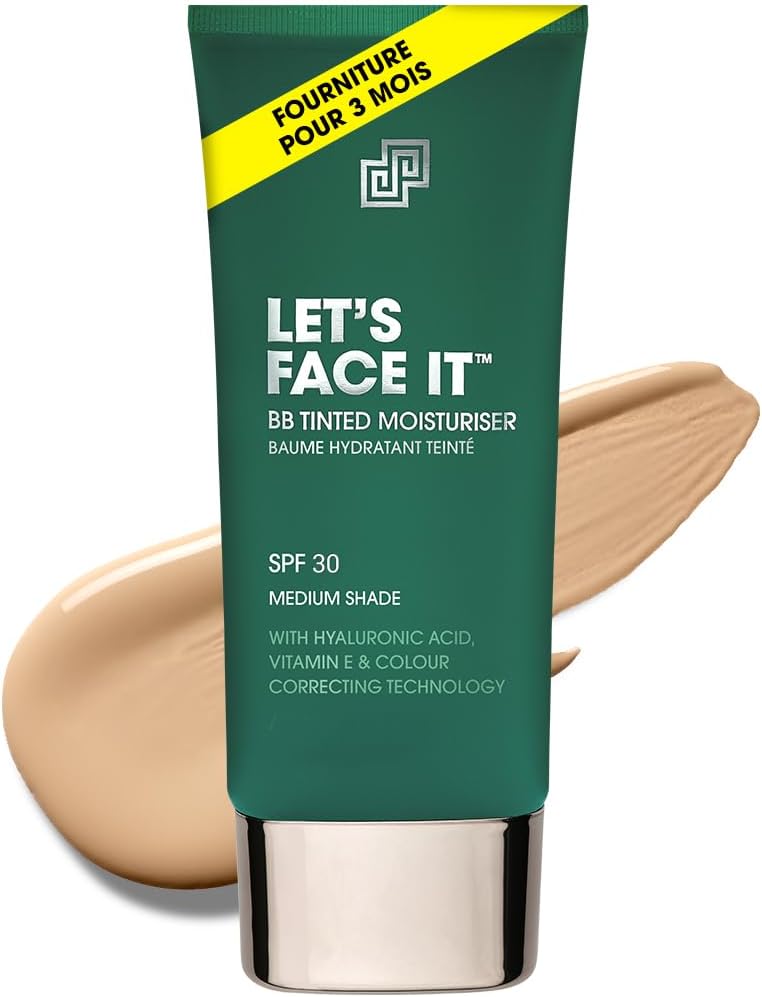 Detalle de Shakeup Cosmetics Hydratant Teinté Homme - Teinte Medium, Vegan, SPF 25, 50 ml