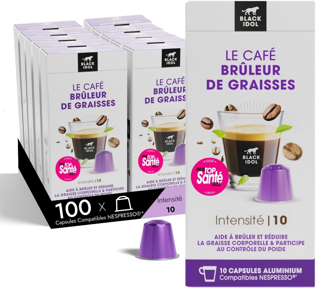 Thumbnail 6 de Black Idol Café Brûleur de Graisses Lungo – Capsules compatibles Nespresso, pack 20