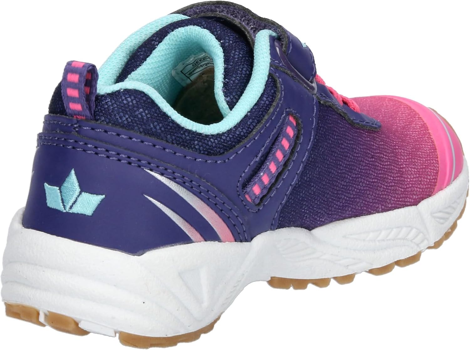 Detalle 2 de Lico Unisex Kinder Barney vs Hallenschuhe – mit Klett & elastischen Schnürsenkeln, flexible TPR-Laufsohle