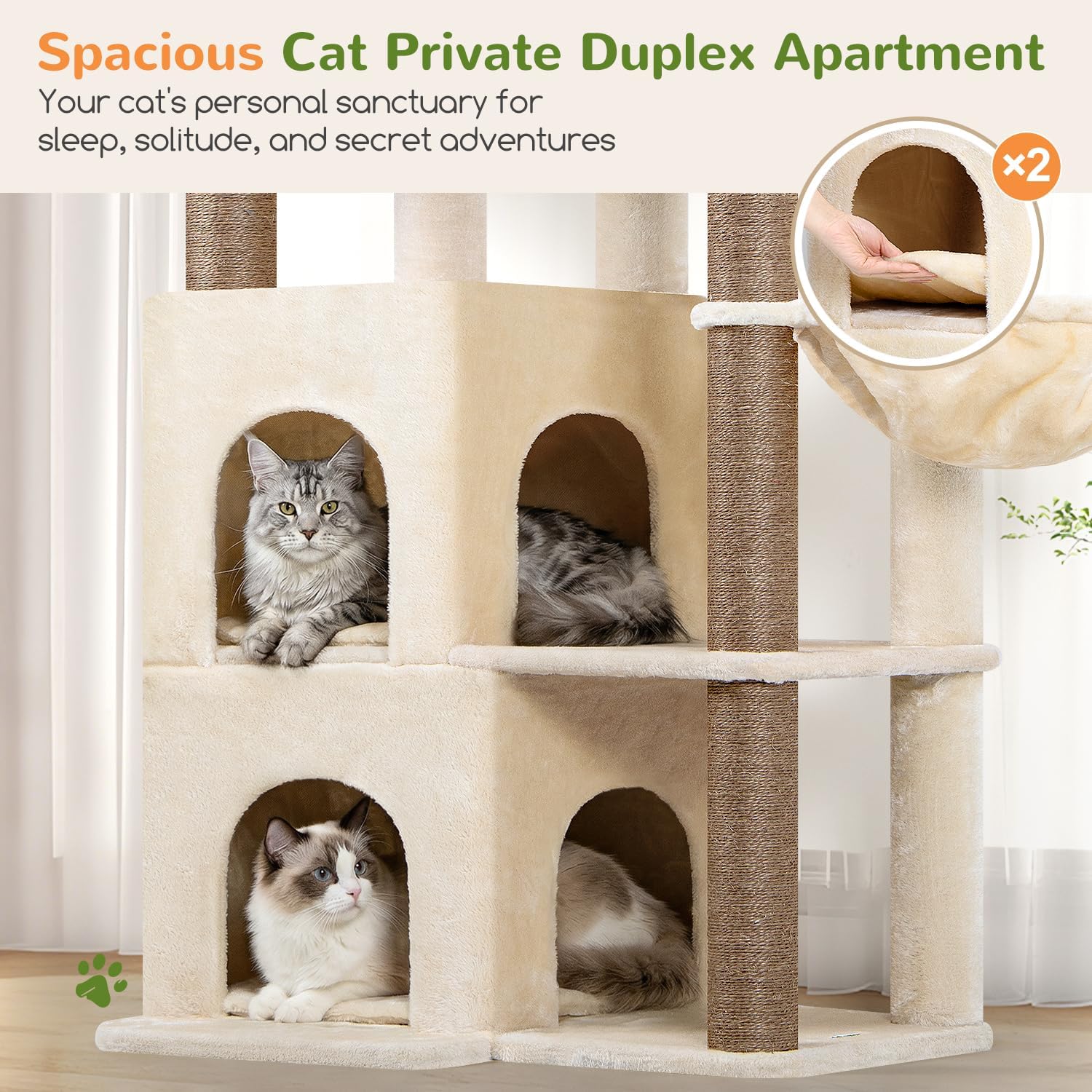 Detalle de Globlazer Cat Tree, 63-Inch