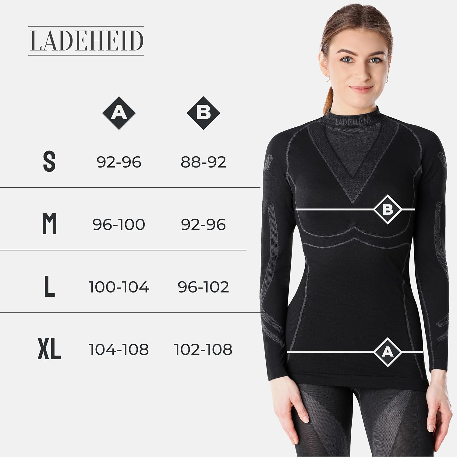 Thumbnail 5 de Ladeheid Maglia Termica Donna LAGI004 1 pezzo