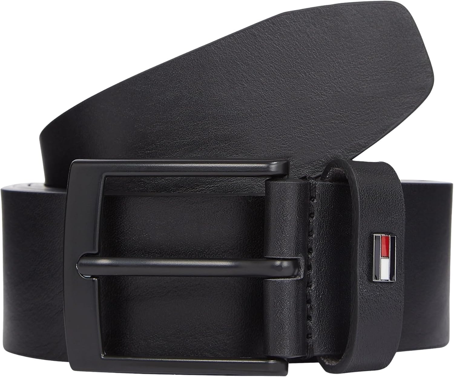 Detalle de Tommy Hilfiger Cintura Uomo Adan in pelle, 3,5 cm