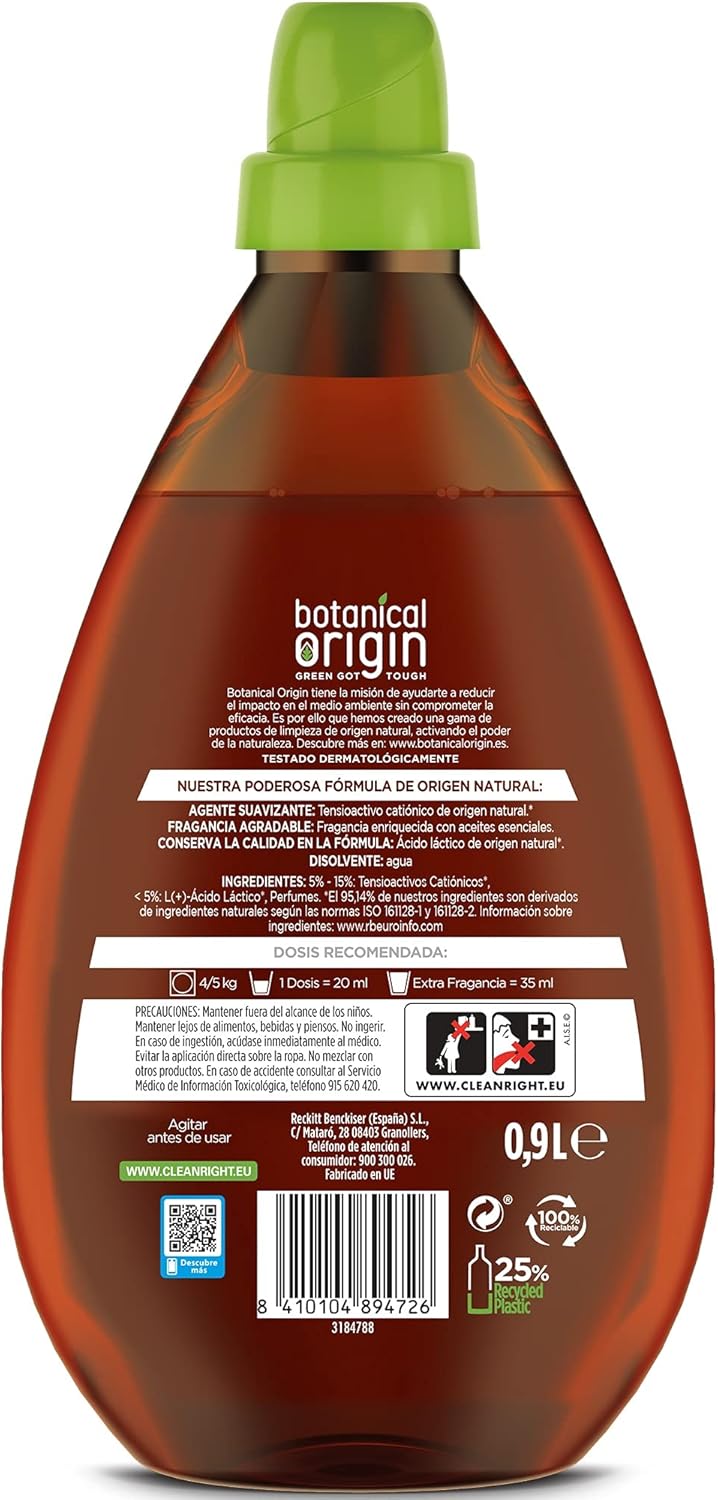 Thumbnail 1 de Botanical Origins Suavizante Ecológico 🧺 Aroma Naranjo y Cítricos