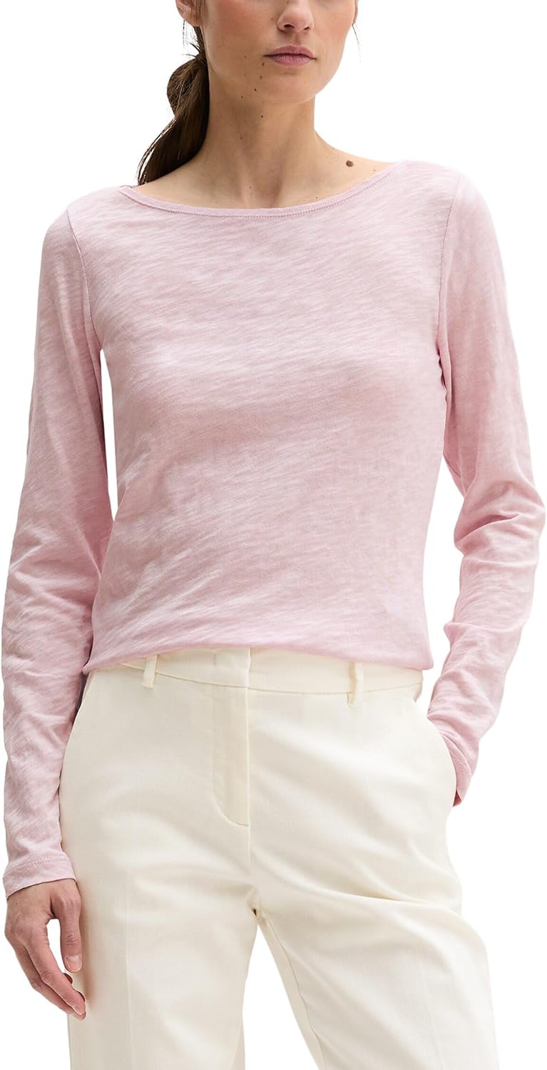 Detalle de Marc O'Polo Damen 602226152199 T-Shirt – Alltagsbegleiterin
