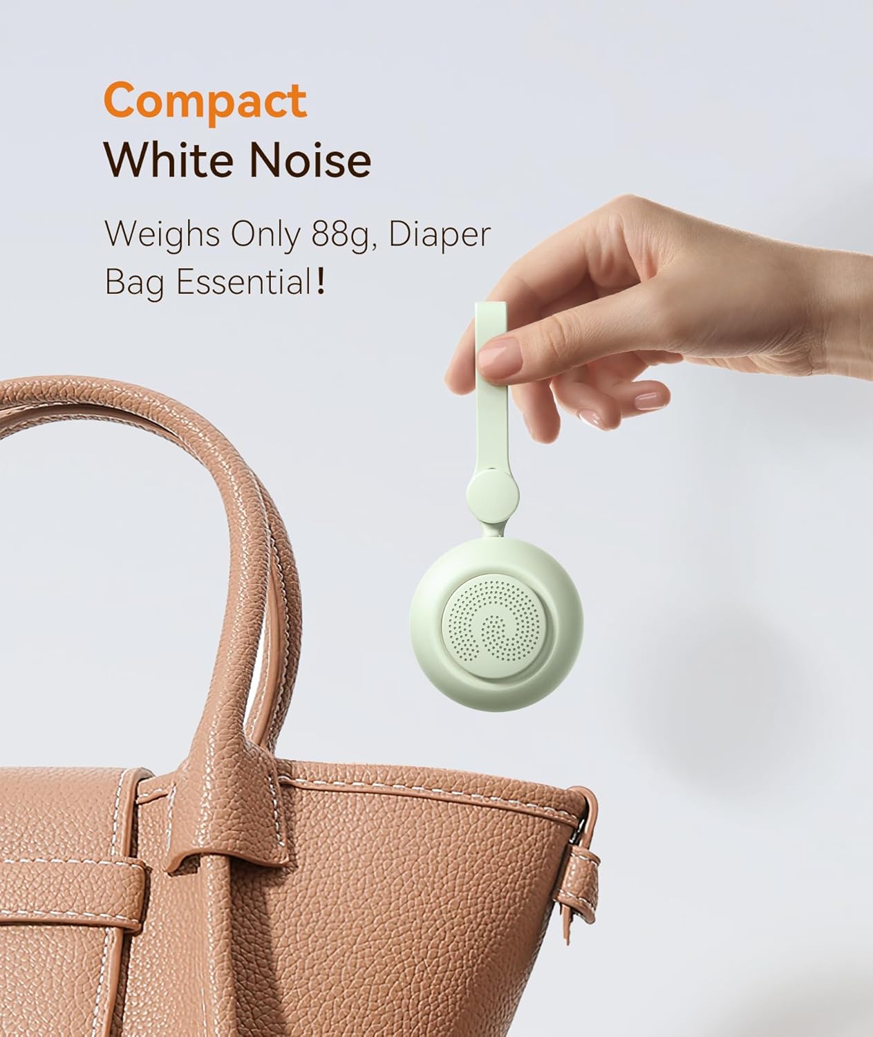 Detalle de Dreamegg Sleep Lite 1: Macchina Rumore Bianco Portatile per Neonato, 19 Suoni Rilassanti