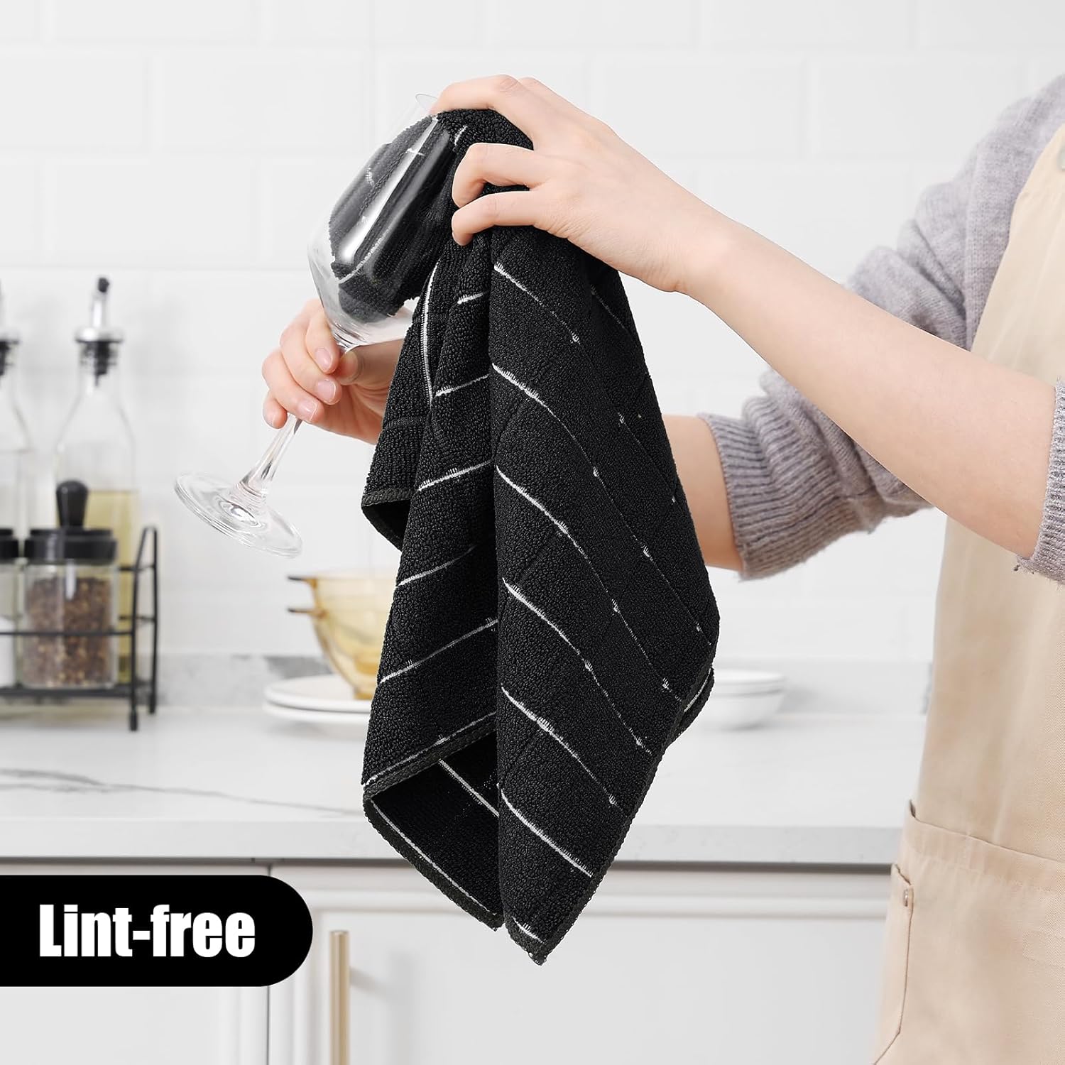Thumbnail 3 de Homaxy Microfiber Kitchen Towels and Dishcloths Set — 20 Pack, Ultra-Absorbent & Non-Scratch