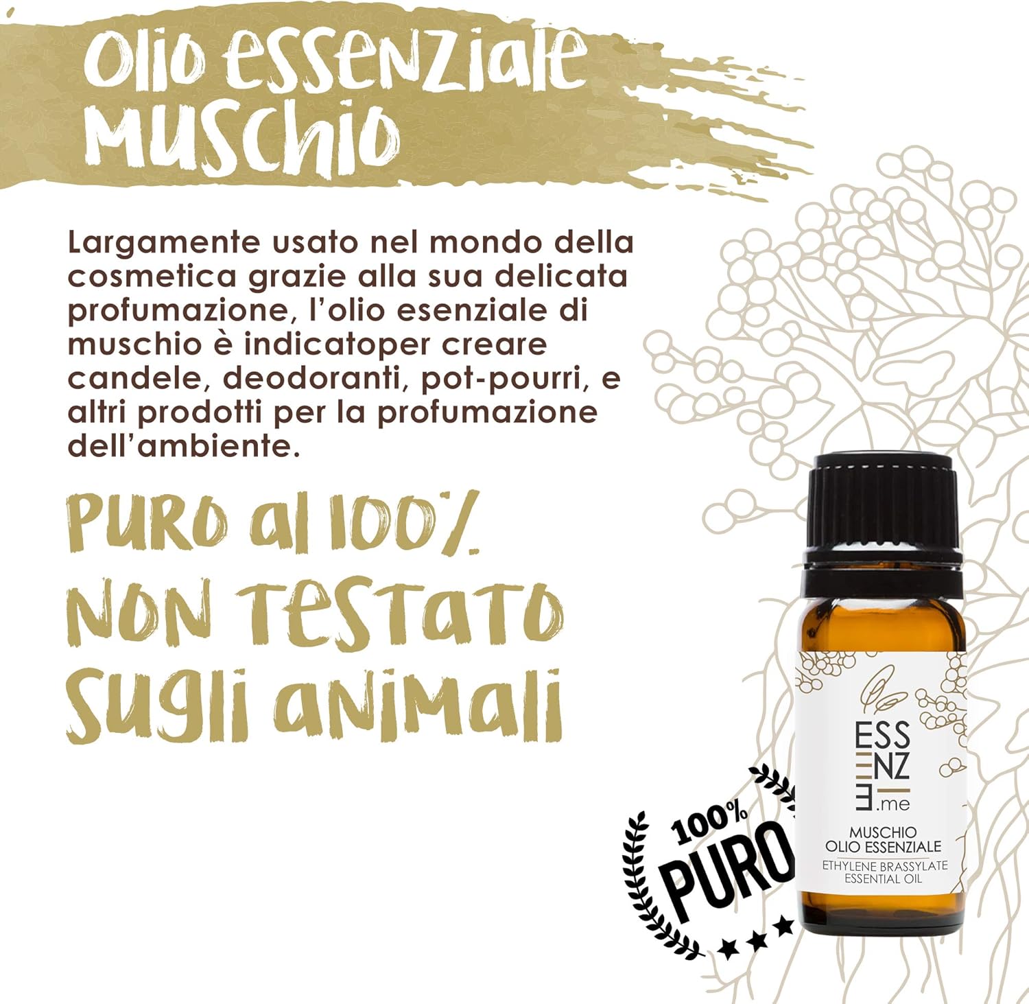 Thumbnail 4 de ESSENZE KIT SET 4 Oli Essenziali Purissimi al 100% (Lavanda, Rosmarino, Muschio, Eucalipto) 10 ml