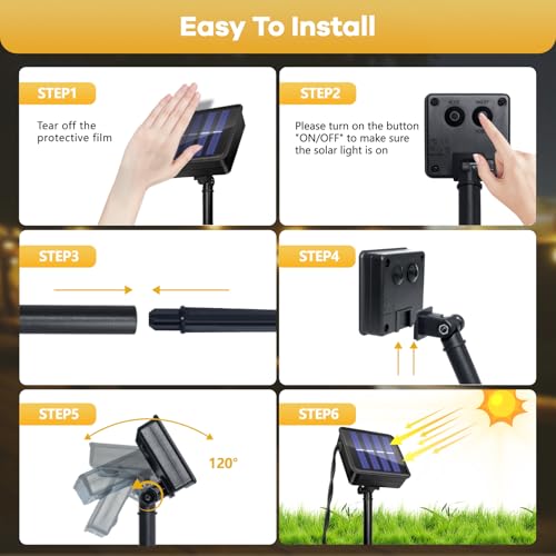 Thumbnail 6 de Guirnaldas Luces Exterior Solares Caldarax 11 m 60 LED – Blanco cálido