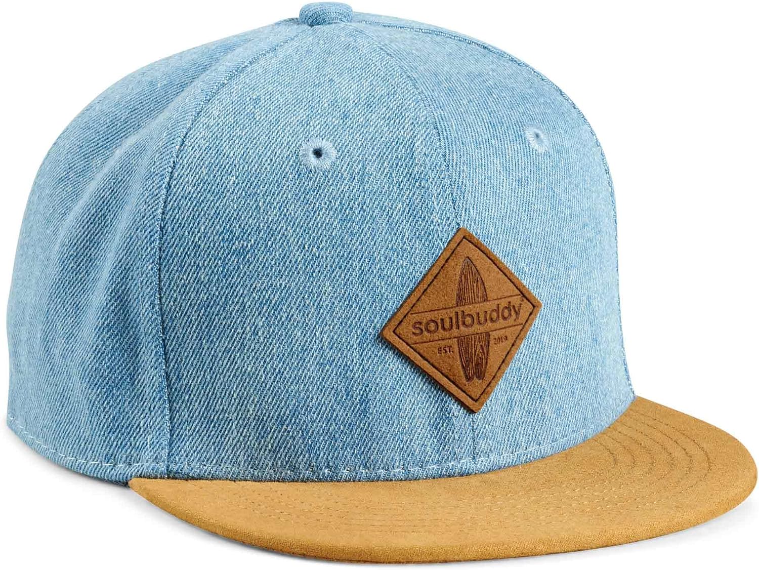 Detalle de Soulbuddy Kinder Baseball Cap für Jungen & Mädchen – verstellbare Snapback mit Sonnenschutz, 3 Größen