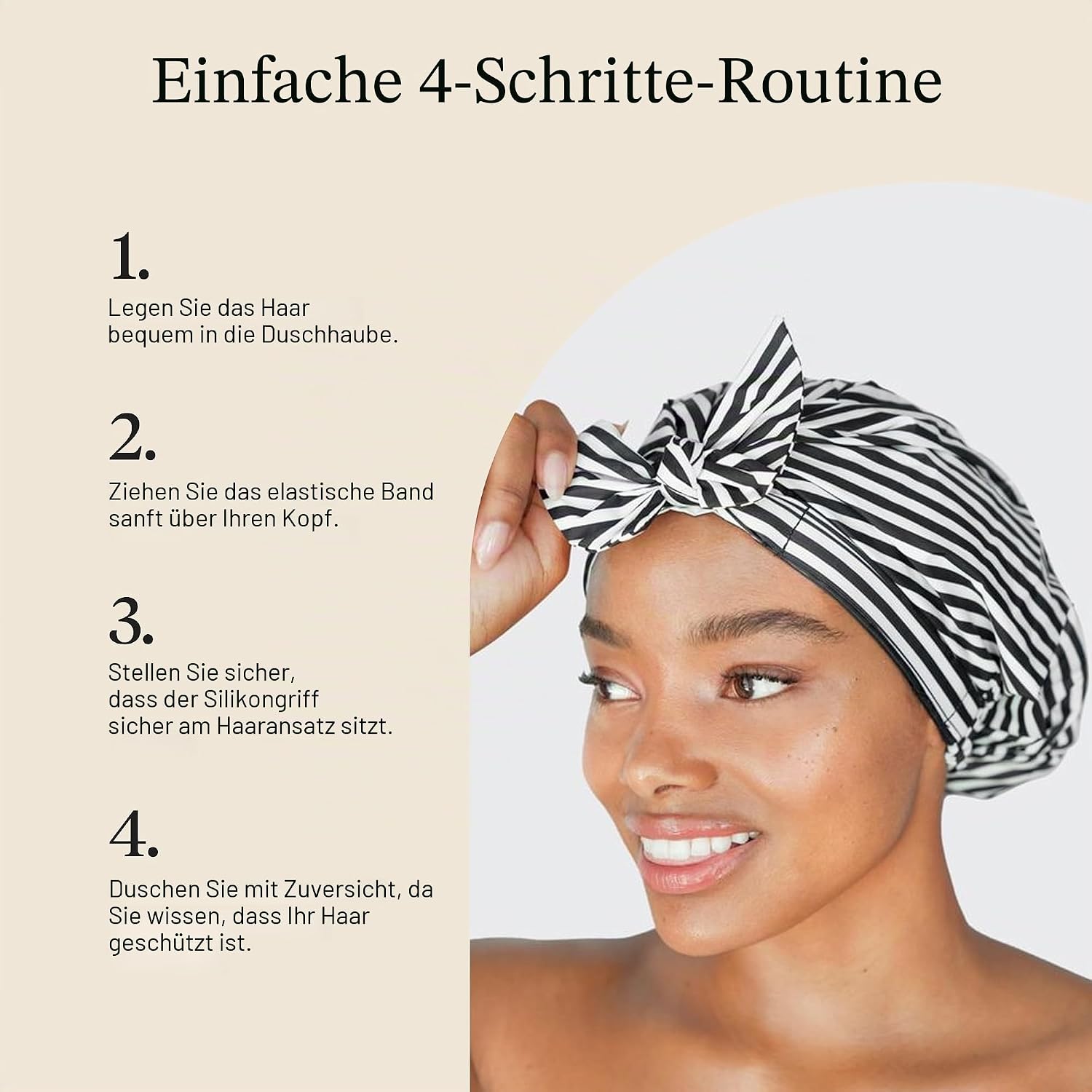 Thumbnail 6 de Damen Duschhaube Wasserdicht für Haar