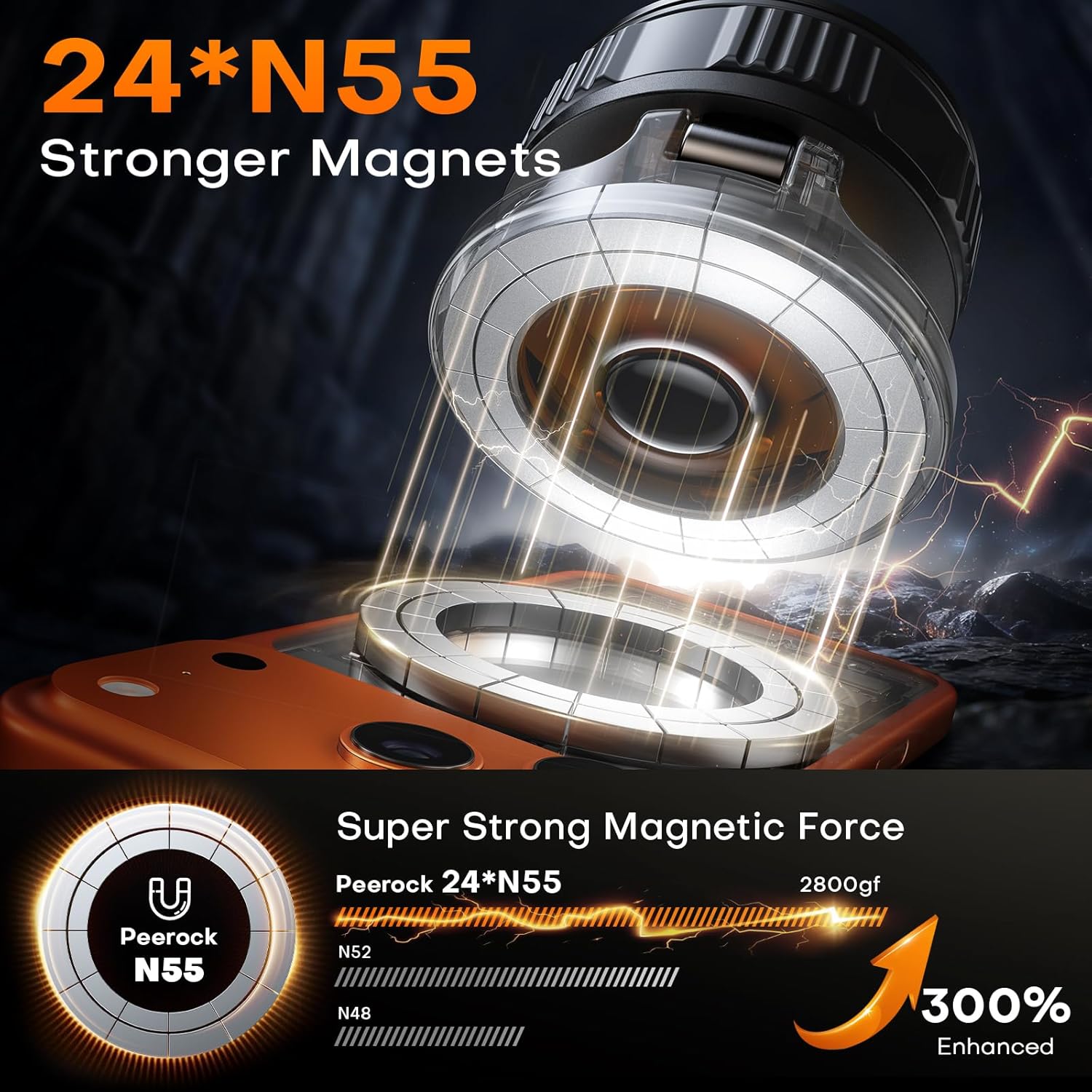 Detalle 2 de Magnetic Phone Holder 98 lb
