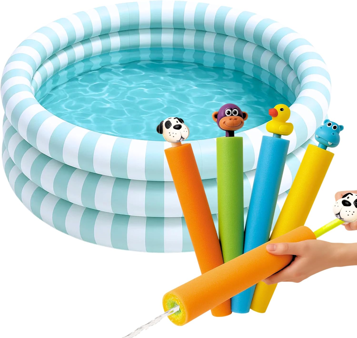 Detalle de Water Blaster Set: 8-Pack Water Guns for Kids