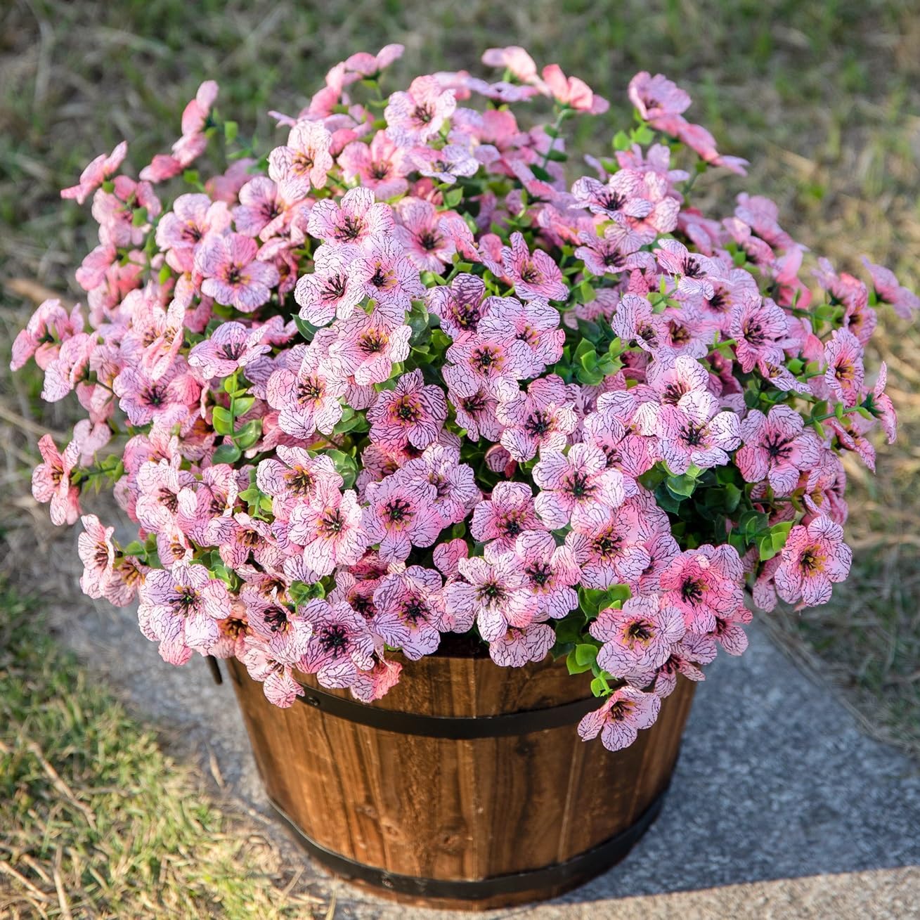 Detalle 1 de Artificial daisy flowers 12 bundles