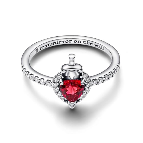Detalle de Pandora Disney Villains Evil Queen 193422C01 Plata con cristal 💍