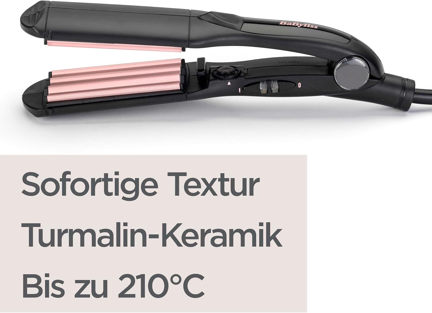 Thumbnail 1 de BaByliss Kreppeisen 2165CE – Tourmalin-Keramik, 10 Temperatureinstellungen bis 210°C, professionelles Styling-Tool