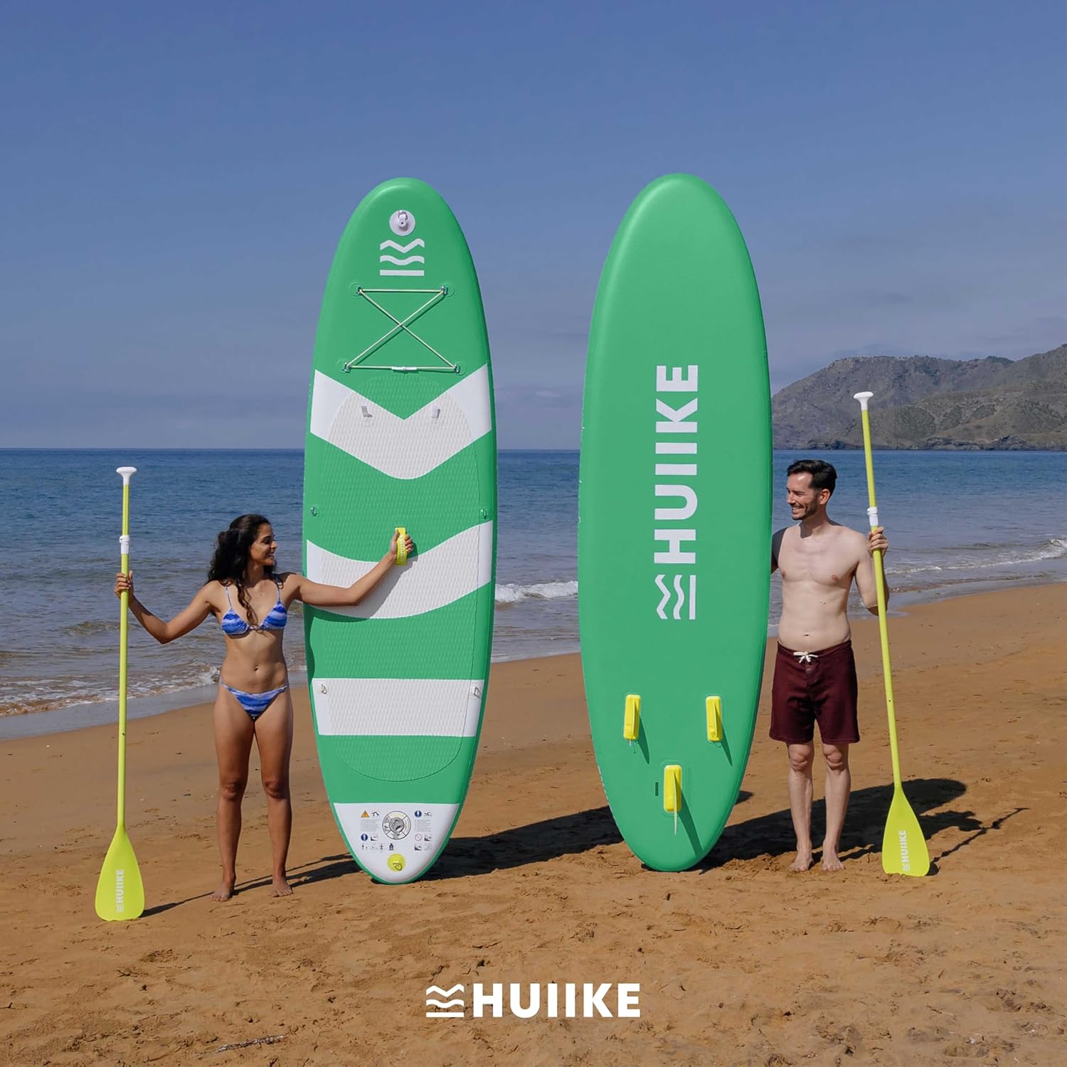 Thumbnail 6 de HUIIKE Inflatable Stand Up Paddle Board with Accessories – 10’ x 33” x 5.9”, 286 lb Capacity
