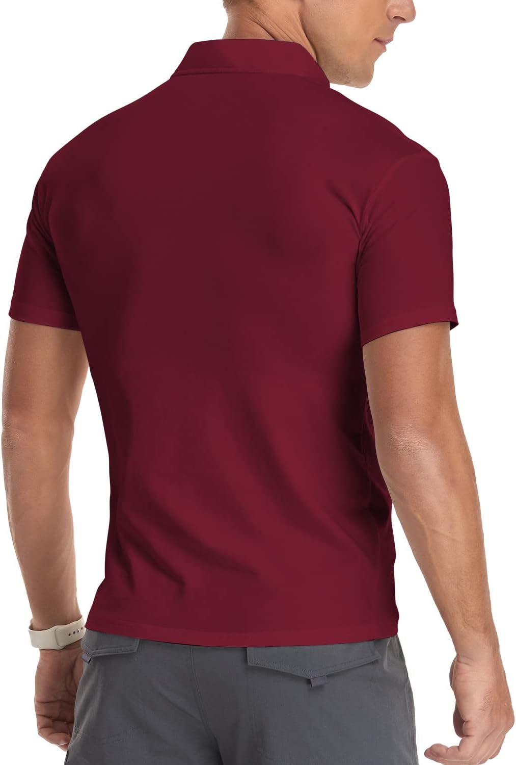 Detalle de KUYIGO Herren 1/4 Zip Laufshirt – Funktionsshirt, Langarm, schnelltrocknend (S–XXL)