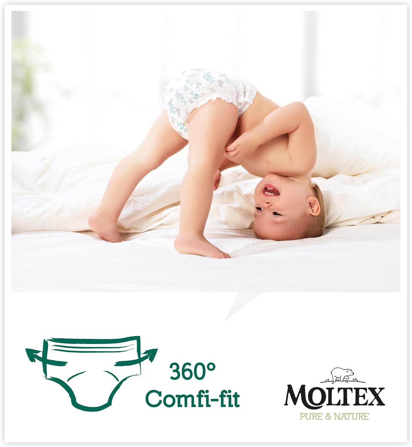 Thumbnail 3 de Moltex Pure & Nature Eco Pants, pieluchomajtki rozmiar 6 (+14 kg), 72 szt.