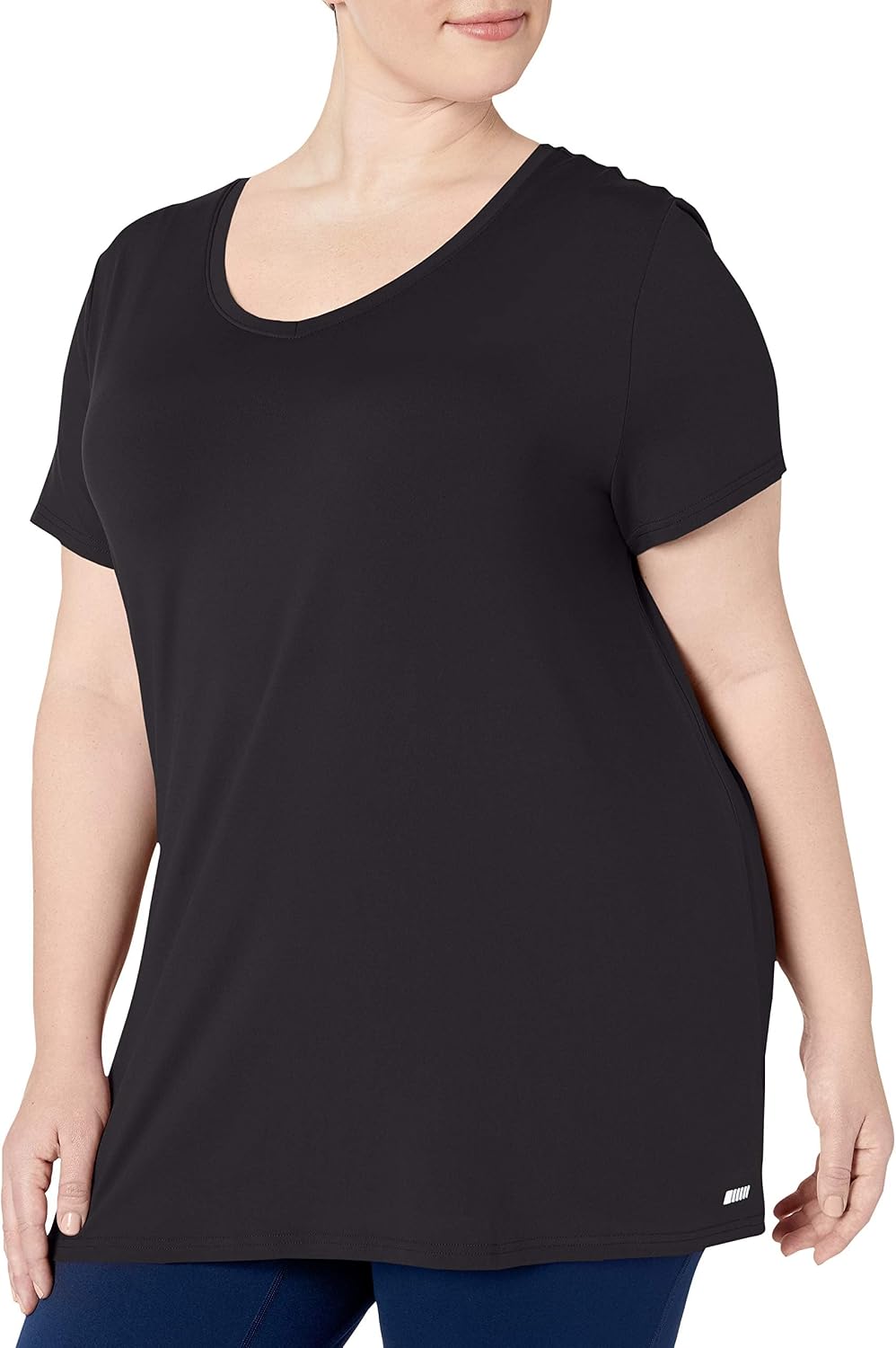 Detalle de Amazon Essentials Women’s Tech Stretch Short-Sleeve V-Neck T-Shirt (Discontinued Colours, Multipacks)