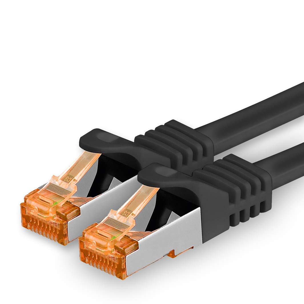 Detalle de 1aTTack.de Cat7-nätverkskabel 15 m med RJ45, koppar och S/FTP-skärmning