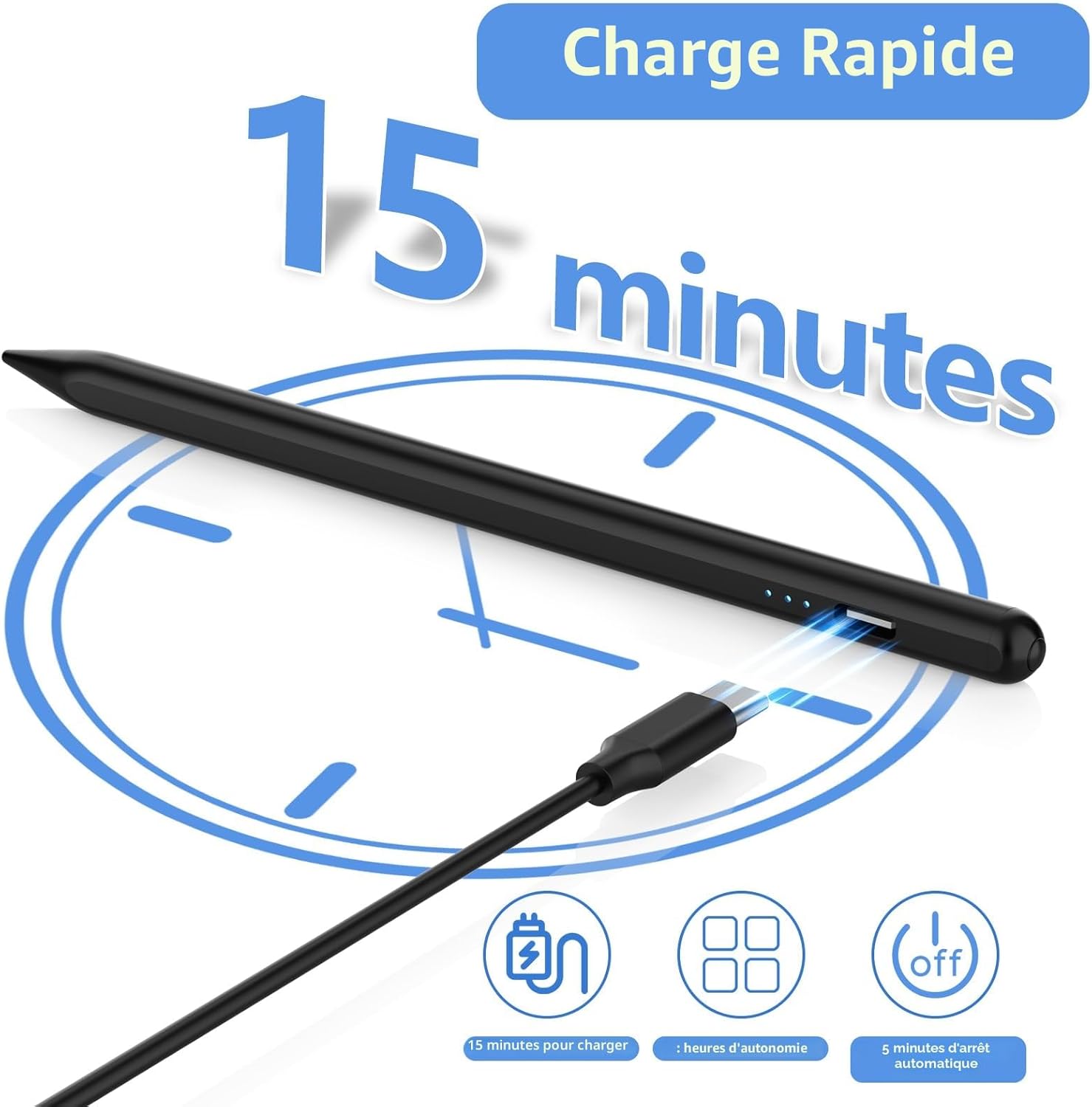 Thumbnail 2 de Stylet Tablette HOTLIFE universel – stylet capacitif pour Android et plus