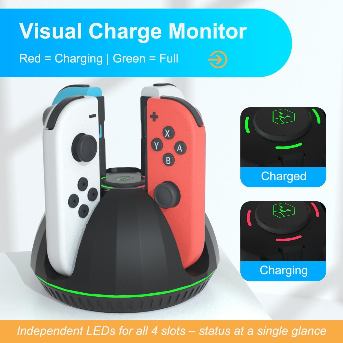 Thumbnail 6 de Nintendo Switch Charging Dock 4-in-1 Joy-Con Charger