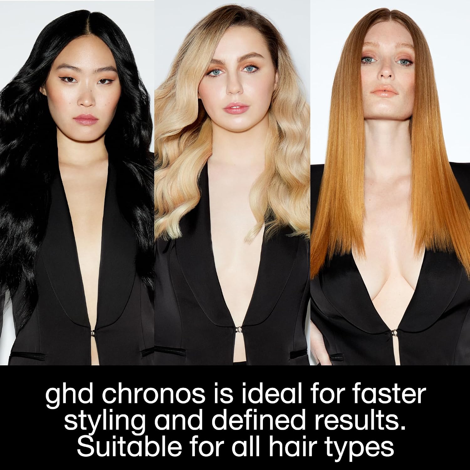 Detalle de ghd Chronos & Chronos Max Stylers: 3X Faster Styling for Shine and Smoothness