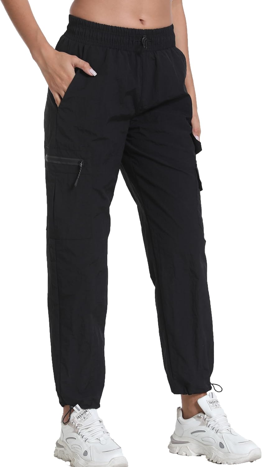 Detalle 2 de Yoglegins Women's Lightweight Hiking Joggers with Pockets