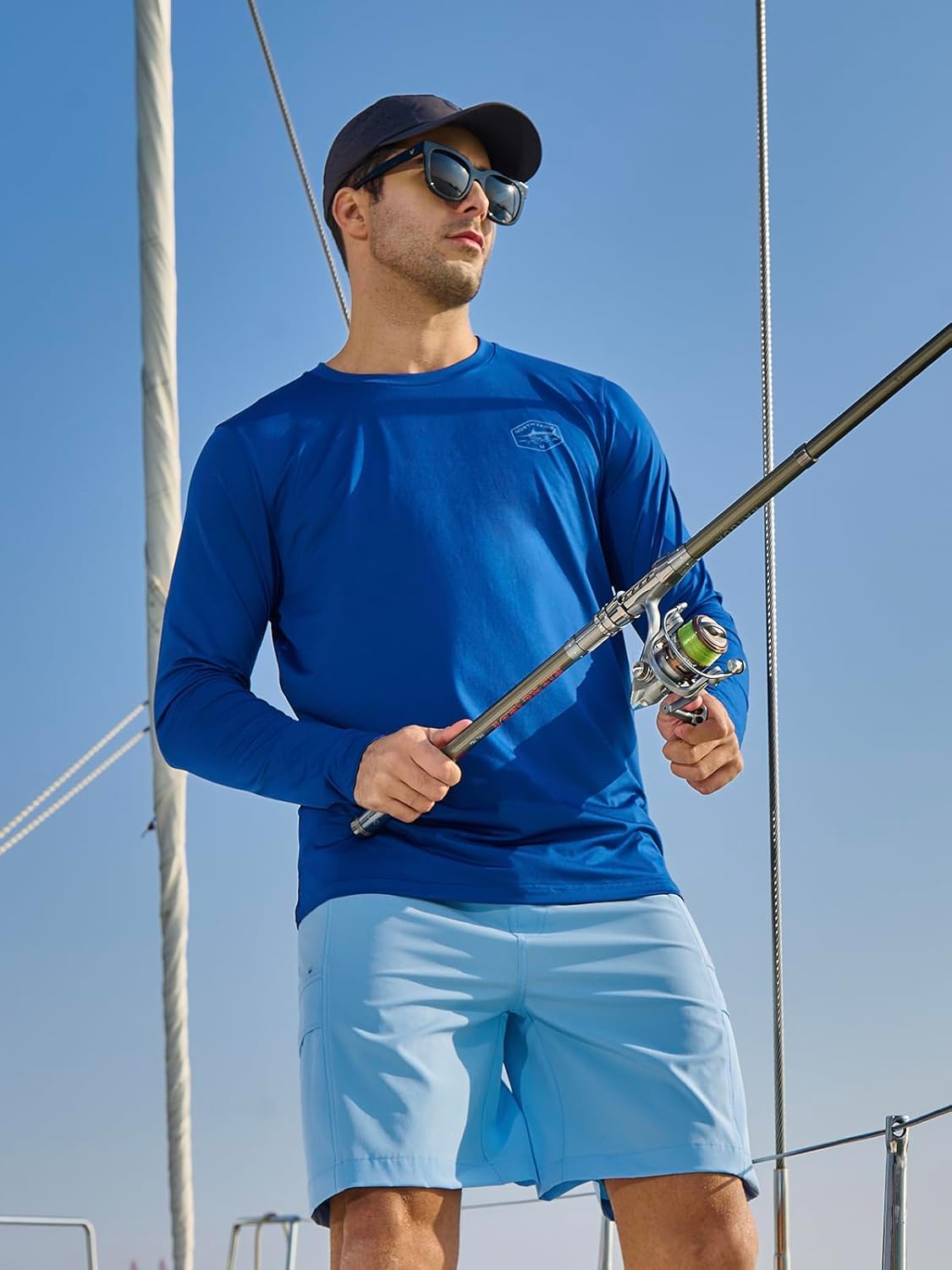 Thumbnail 2 de NORTHYARD Men's UPF 50+ Sun Protection Rash Guard - Long Sleeve Quick-Dry Beach Tee