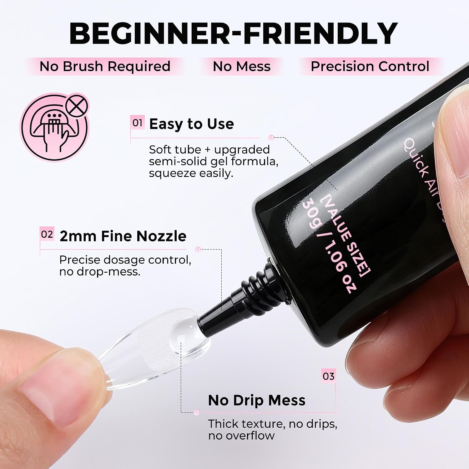 Detalle 2 de Luckyfairy Nail Glue 30g