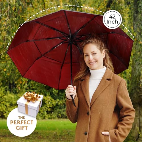 Thumbnail 4 de TUMELLA Strongest Windproof Travel Umbrella (Compact, 100MPH Wind-Tested)