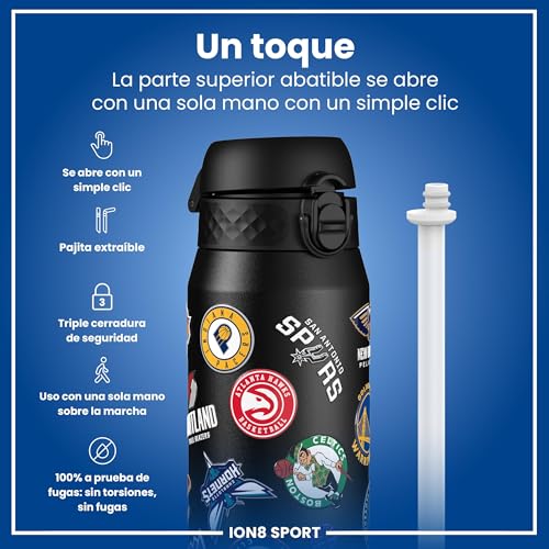 Thumbnail 2 de ion8 NBA Equipos Múltiples Botella térmica 750 ml 🥤