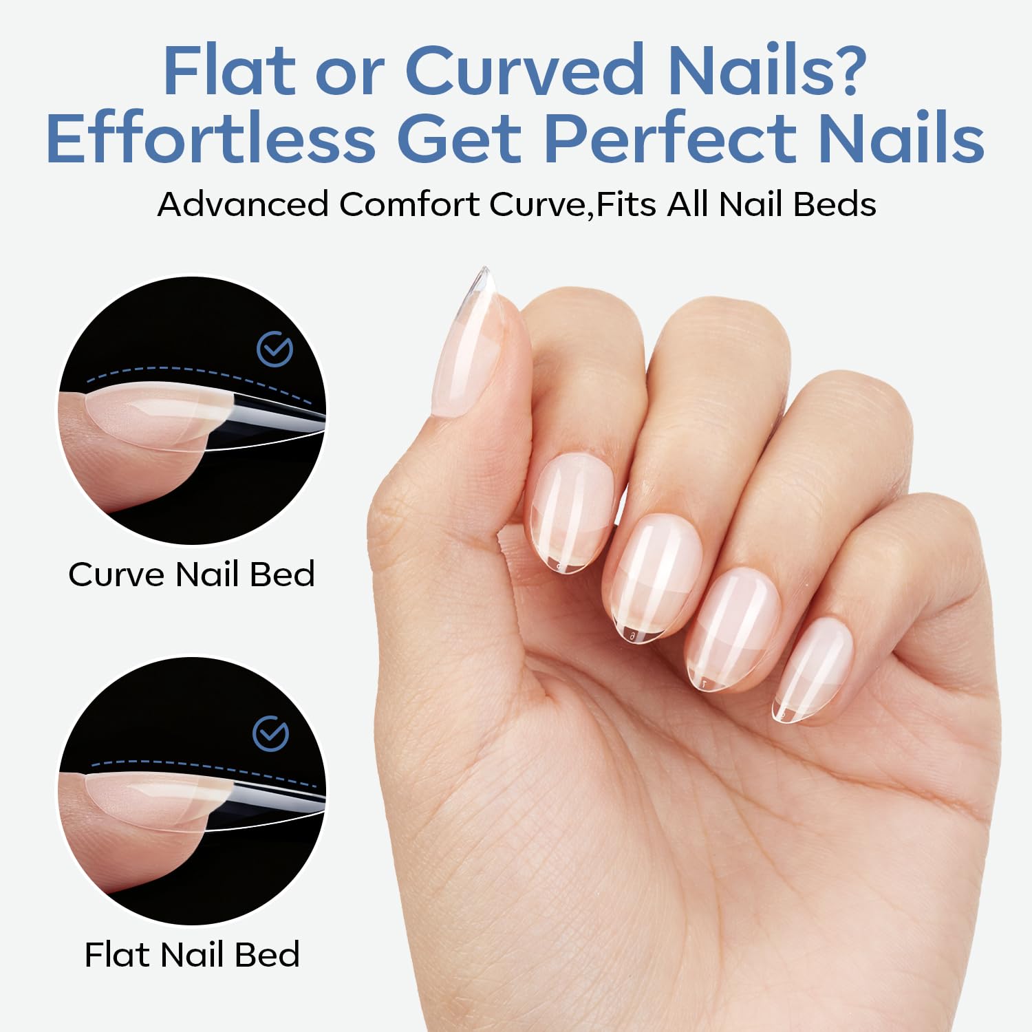 Detalle de Modelones Nail Tips 360 Stück Full Cover 360