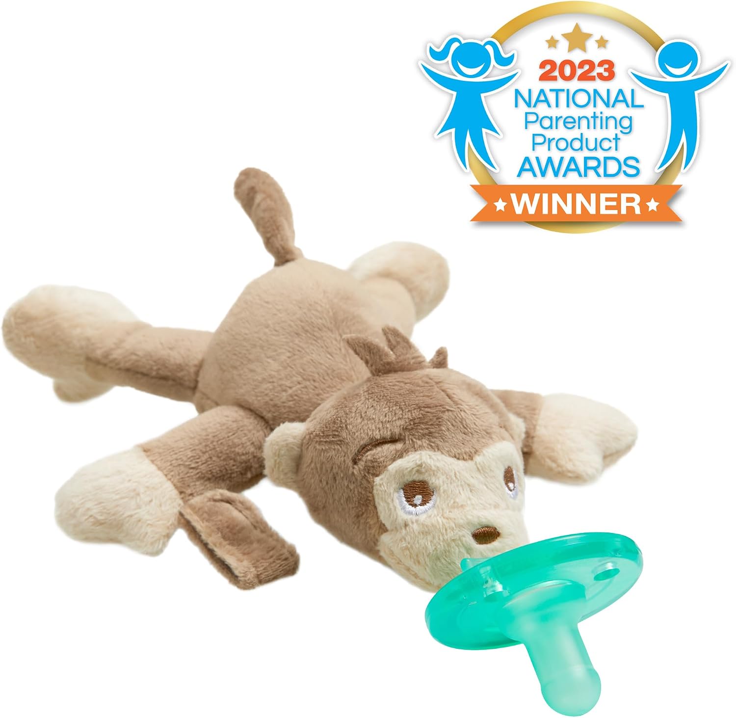 Thumbnail 6 de Philips AVENT Soothie Snuggle SCF347/02 おしゃぶりホルダー 着脱式おしゃぶり付き、0か月から・モンキー柄