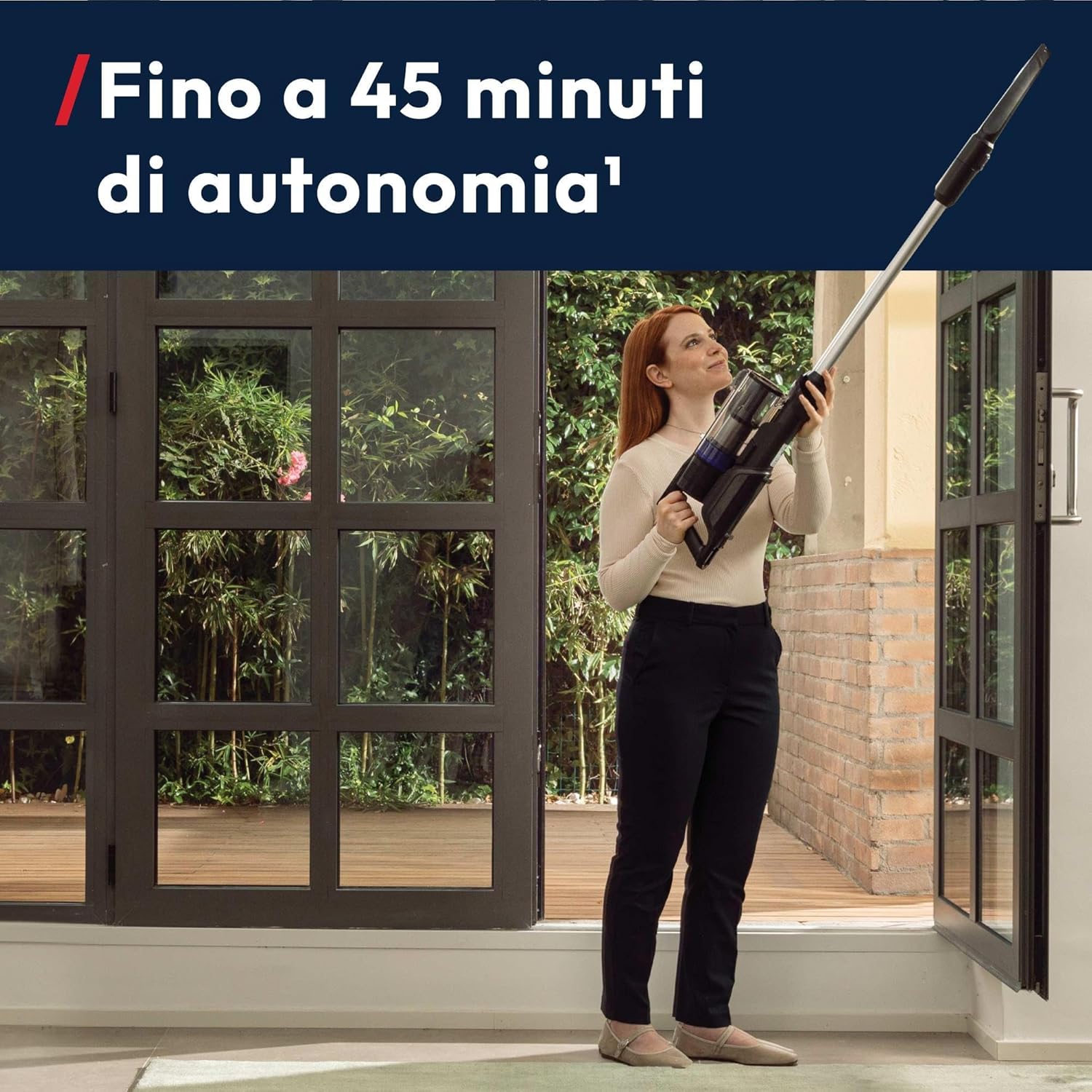 Detalle de Hoover HF1 Plus Scopa Elettrica Senza Fili con Modalità Turbo e Tecnologia Anti-Twist
