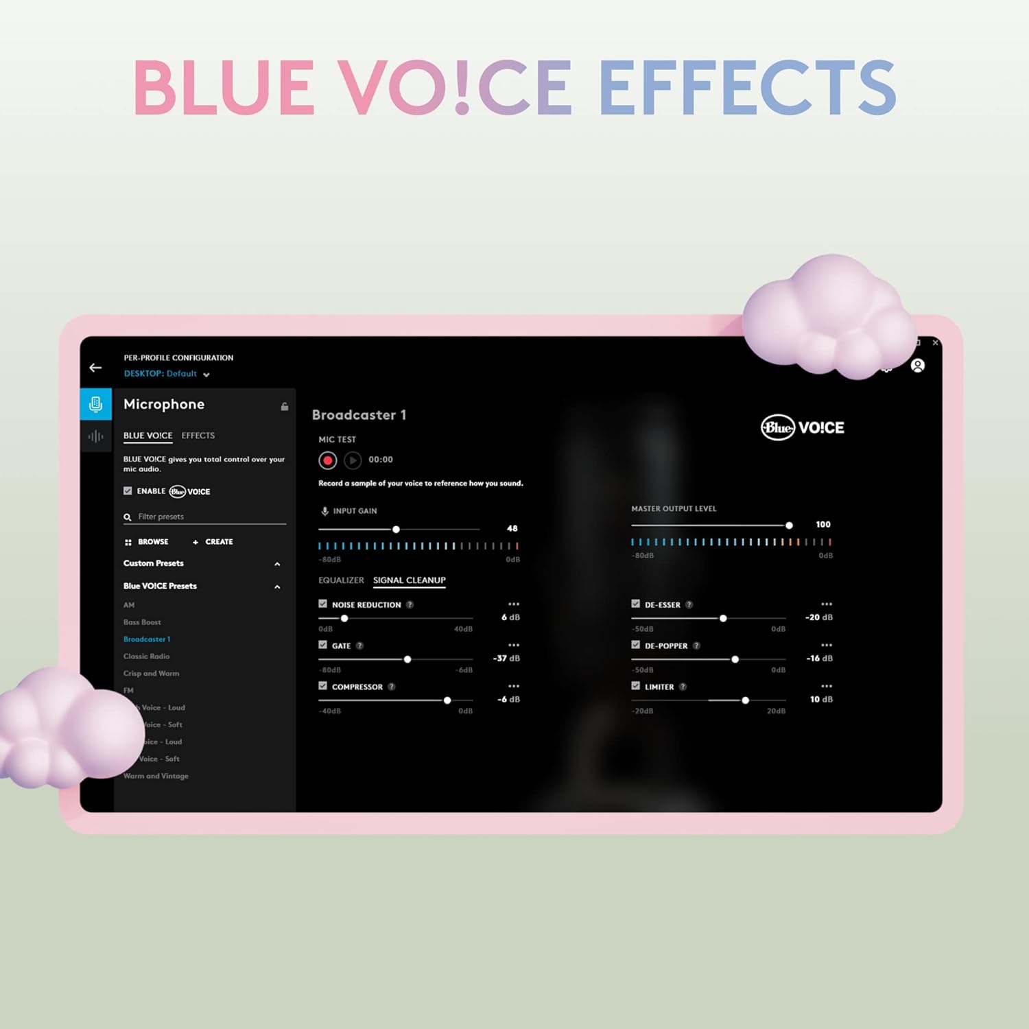 Thumbnail 3 de Logitech G Blue Yeti USB microphone with Blue VO!CE effects (Pink) for PC and Mac
