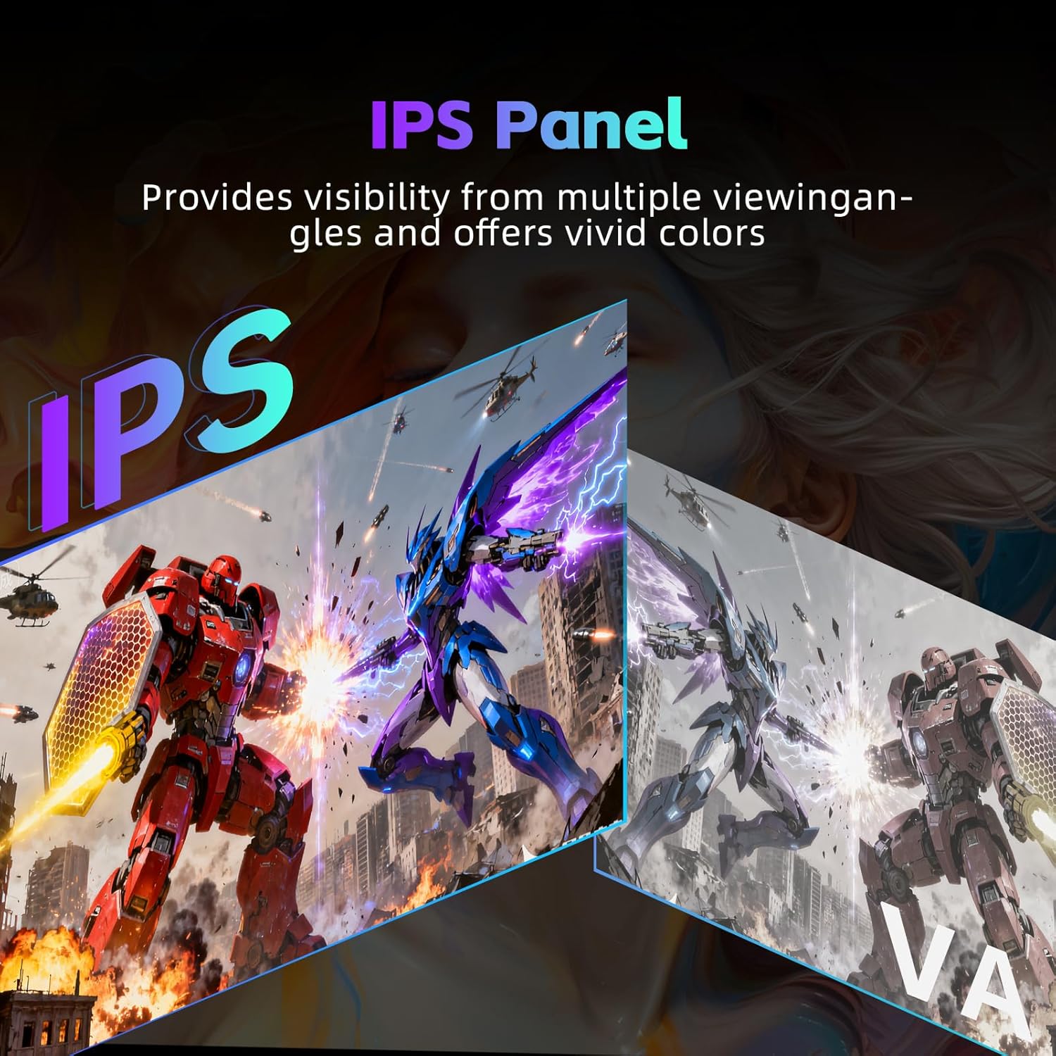 Thumbnail 4 de KTC Gaming Monitor (FHD up to 144Hz) with IPS panel, Adaptive Sync and anti-blue light