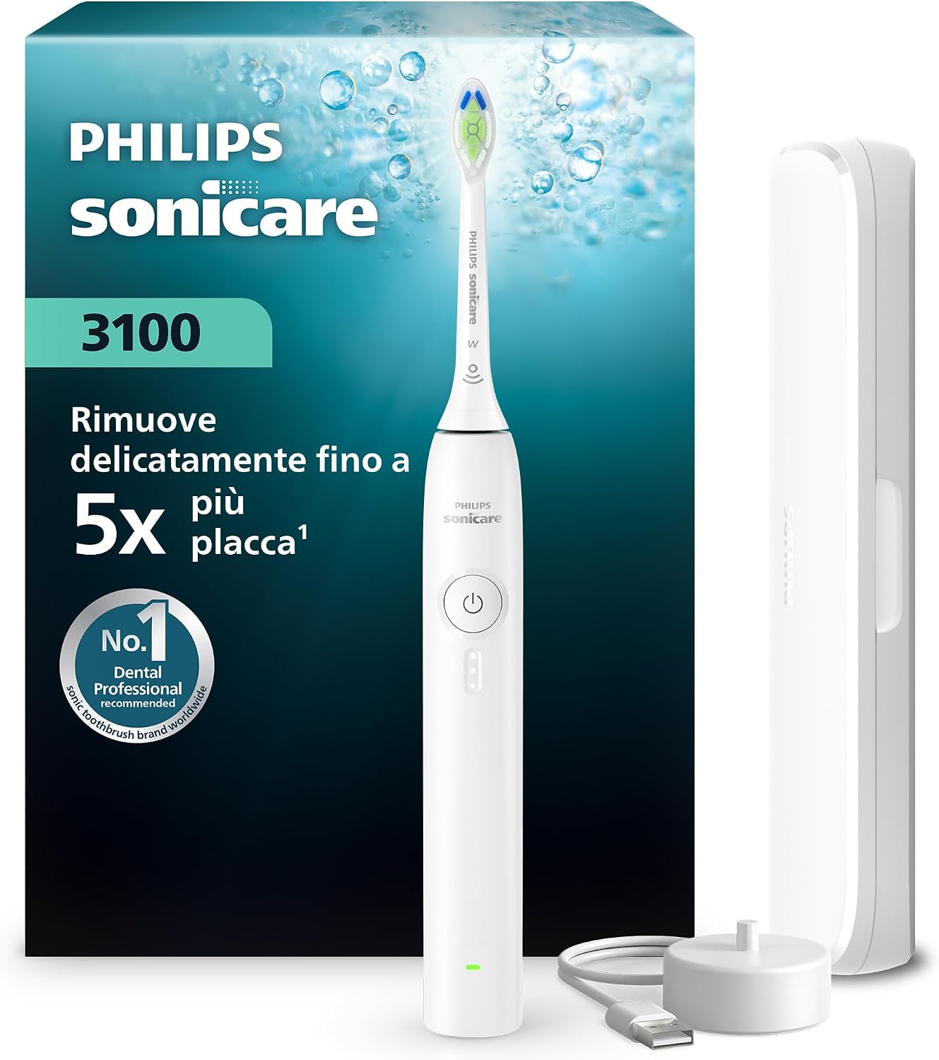 Detalle de Philips Sonicare 3000 Spazzolino elettrico HX4033/21