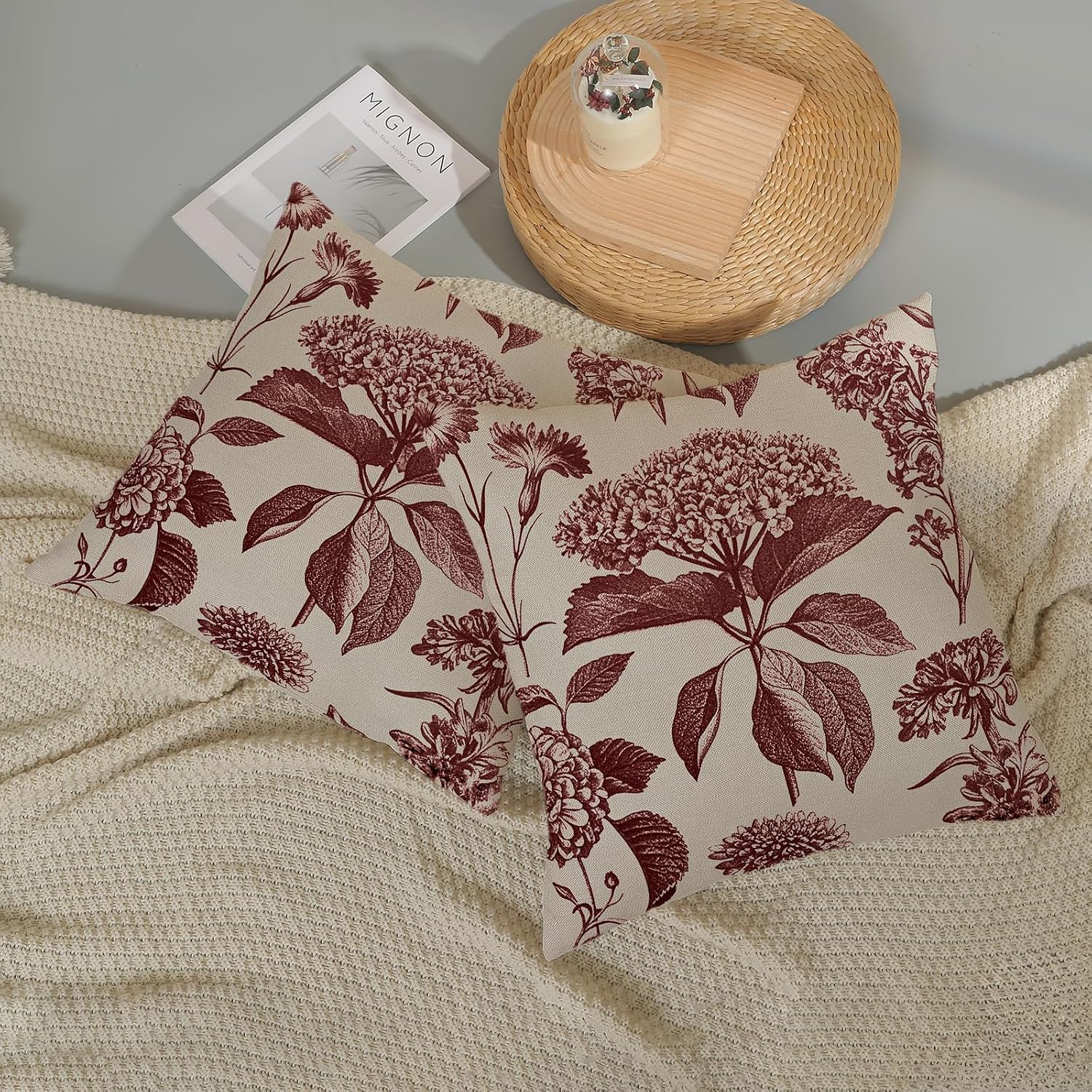 Detalle de Throw Pillow Covers, 22x22 Inch