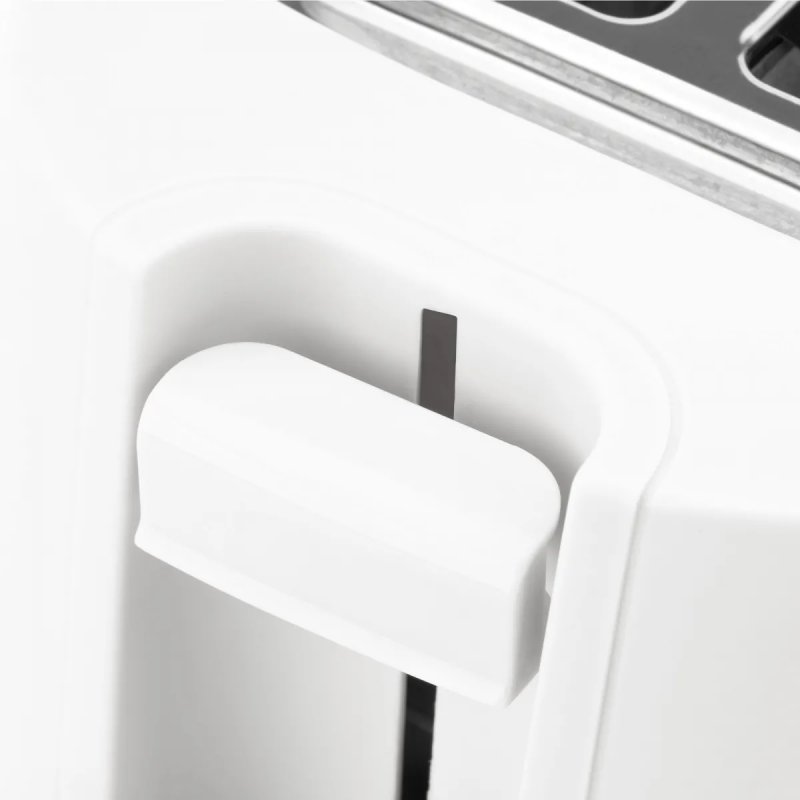 Detalle de Tostadora Jata 1400W con 7 niveles y 2 ranuras – Blanco
