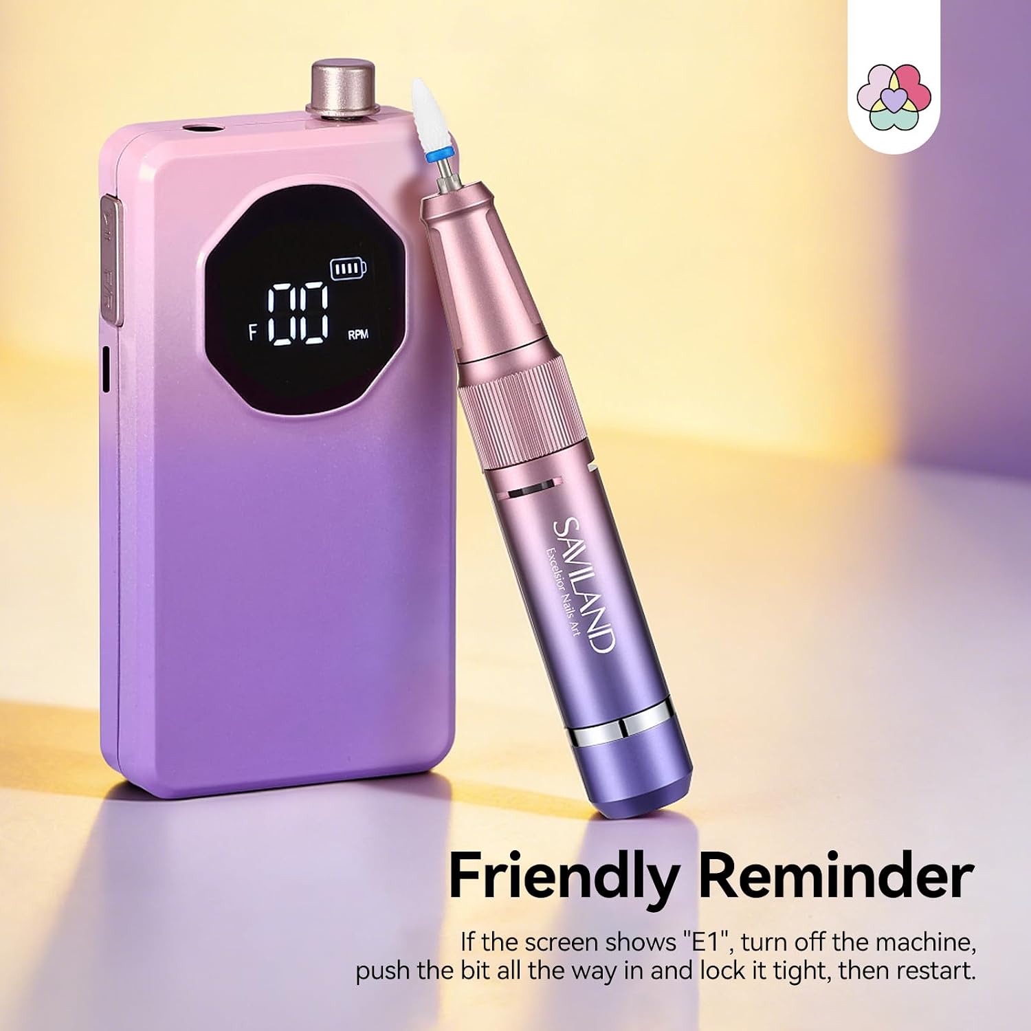 Thumbnail 2 de SAVILAND 2026 Nail Drill Professional (40,000RPM) Electric Nail File Kit for Acrylic, Gel & Extensions