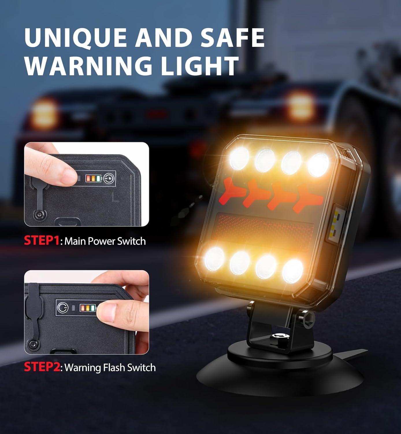 Thumbnail 3 de Wireless Bluetooth Magnetic Trailer Lights Kit: 5-in-1 LED Safety for Trailers, RVs, and Boats