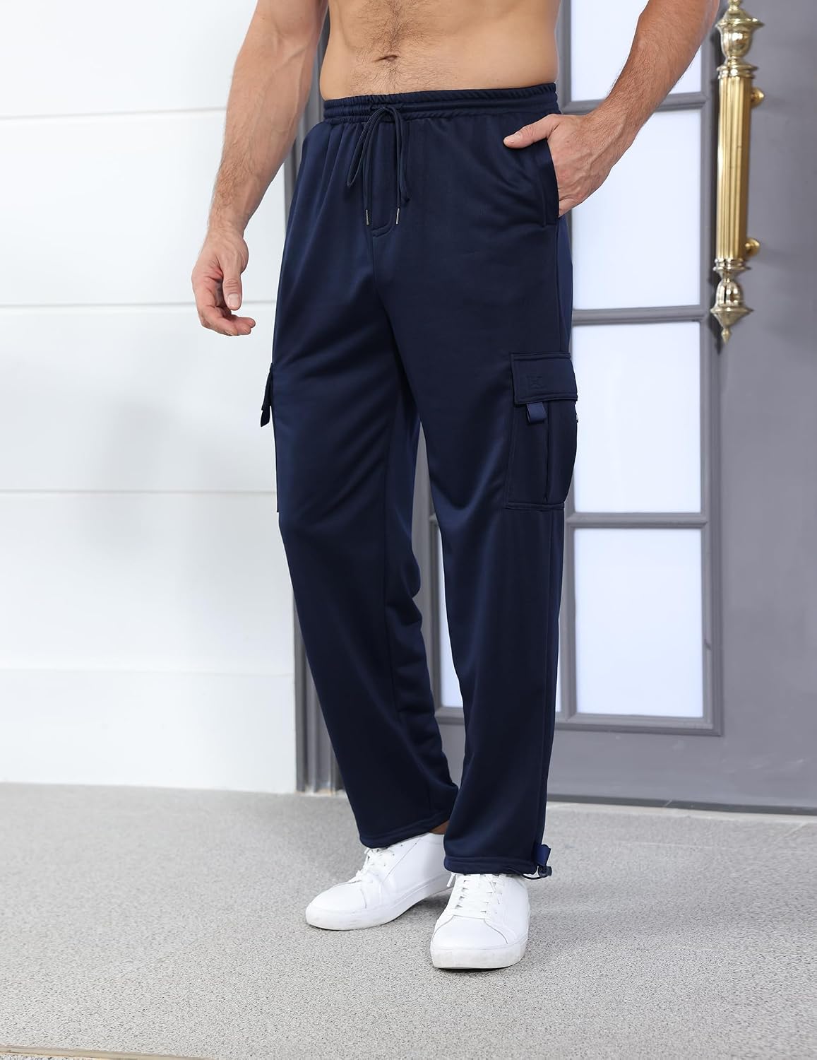 Thumbnail 2 de Mens Cargo Joggers Lightweight elasticated waist sweatpants