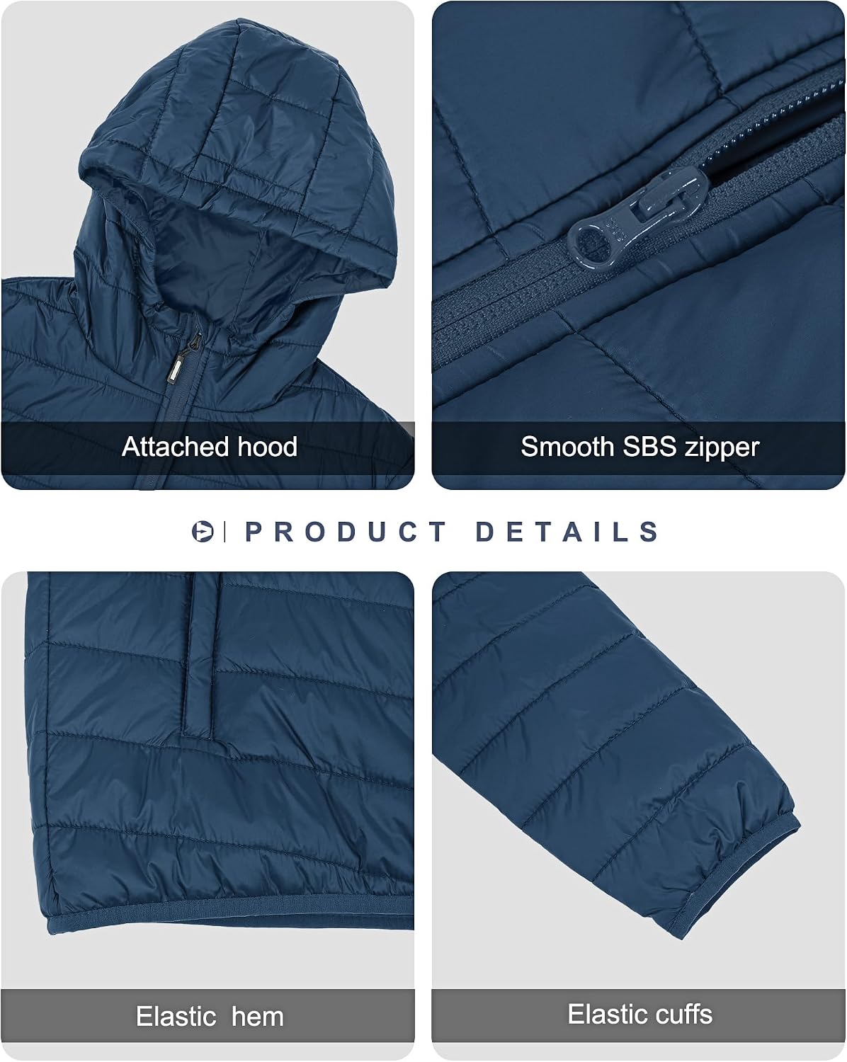 Thumbnail 6 de Outdoor Ventures Herren Steppjacke Wasserdichte Pufferjacke